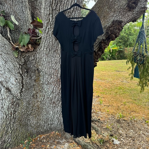 Vintage Jeffrey&Dara Evenings by Tom Barra -Elegant Classic Maxi Gown.Size 12 - Picture 3 of 13